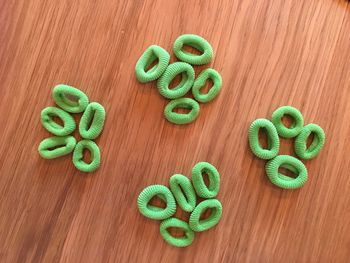 Lot 19 chouchous coiffure coloris vert boutique indépendante