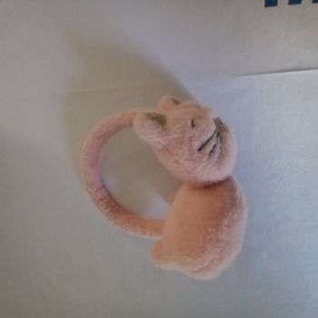 Cache oreilles tête de chat