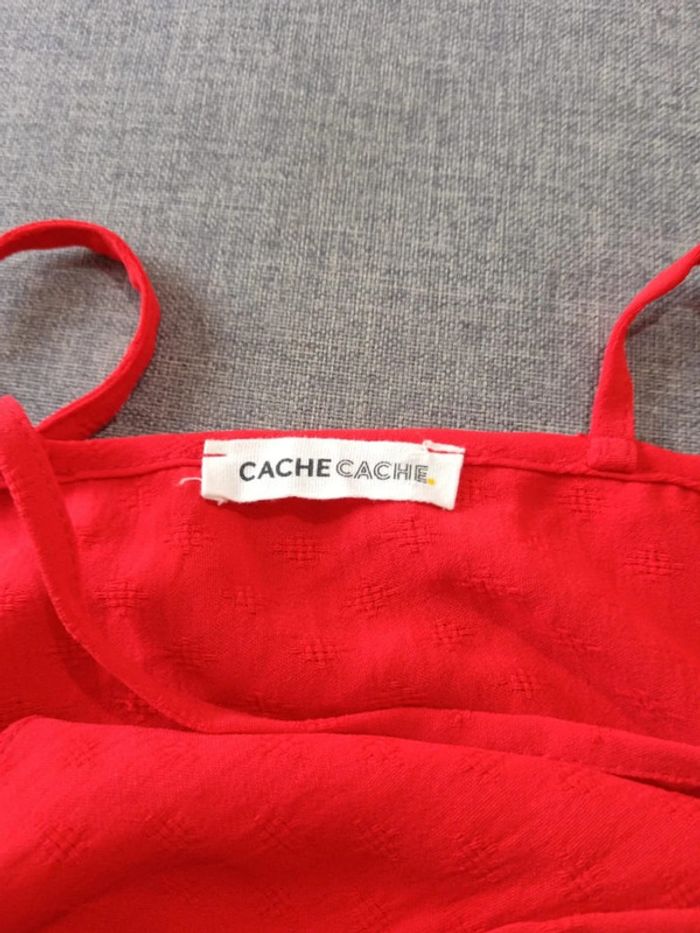 C56 robe rouge Cache Cache 42 - photo numéro 3