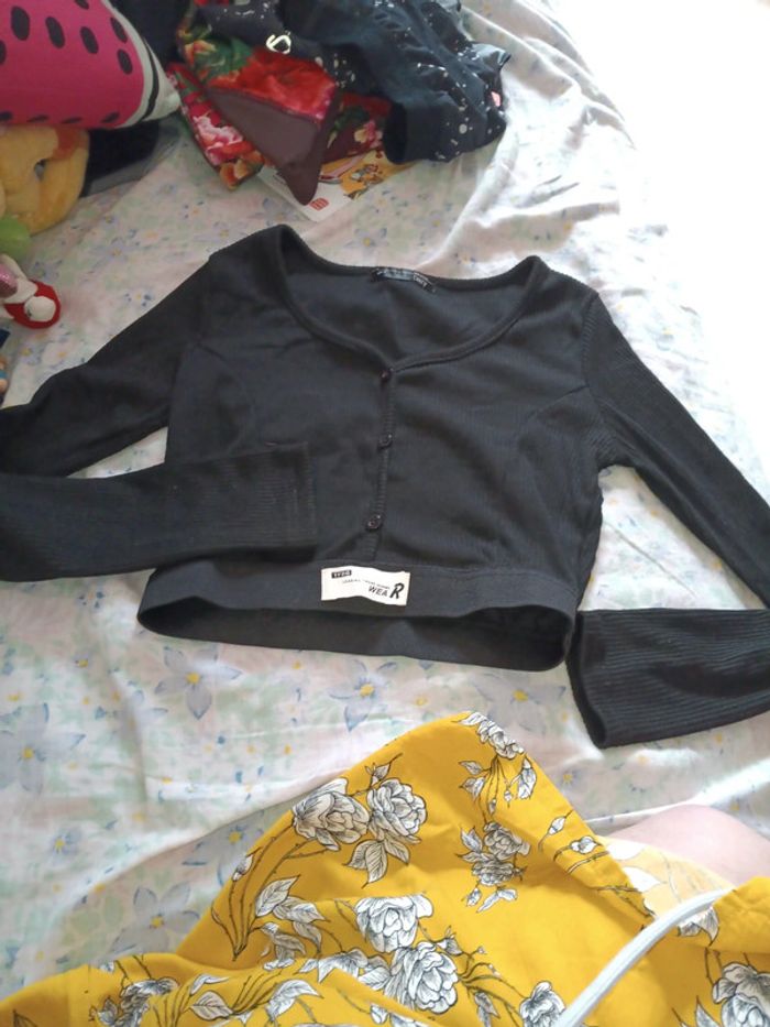 Haut croc top avec bas élastique t.s