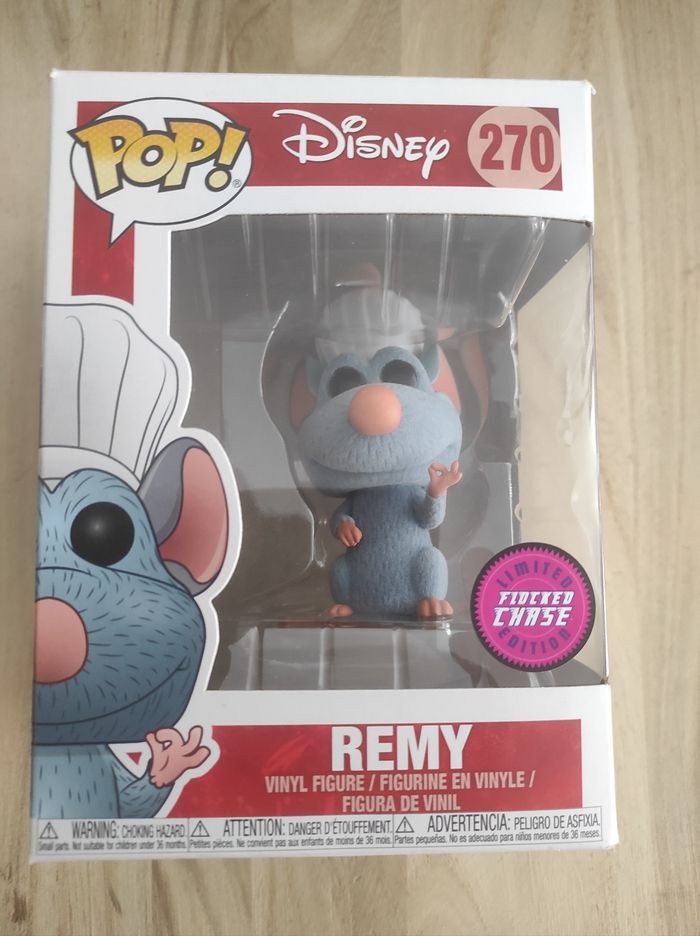 Figurine Funko pop Remy 270 version flocked ( Ratatouille )