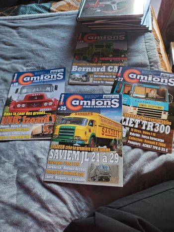 Lot de 4 magazines camions d'hier et d'aujourd'hui