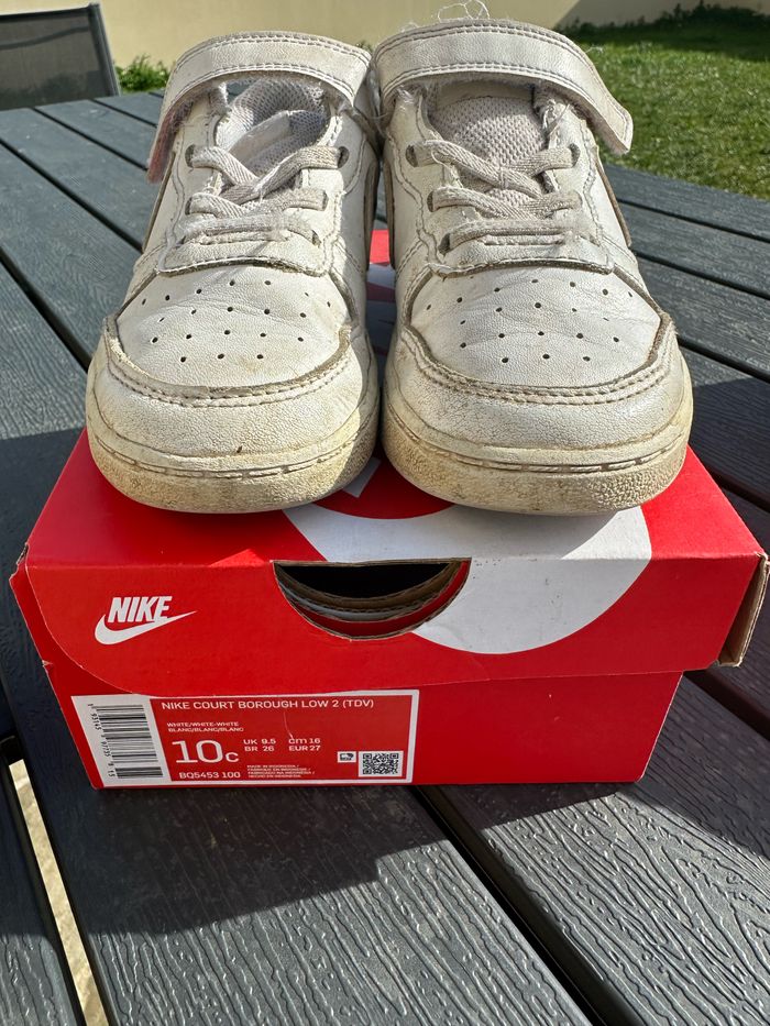 Nike court borough low 2 blanc - photo numéro 2