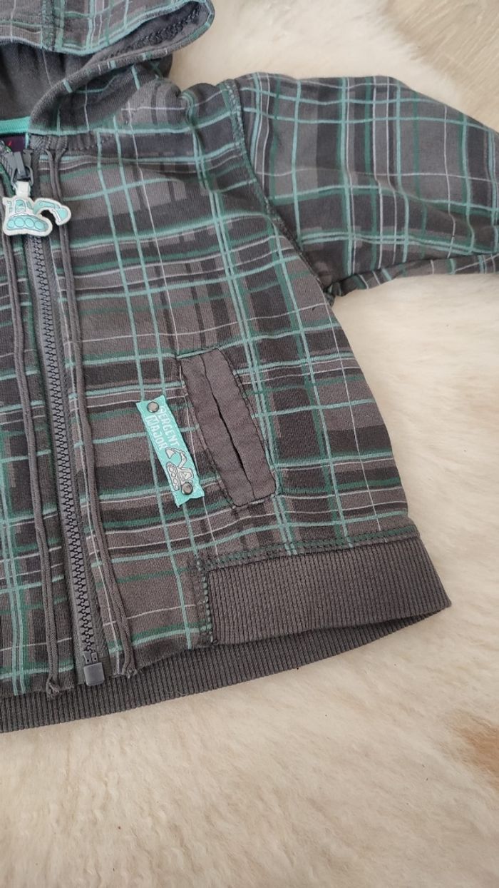 Veste  légère zippée  avec capuche - photo numéro 4
