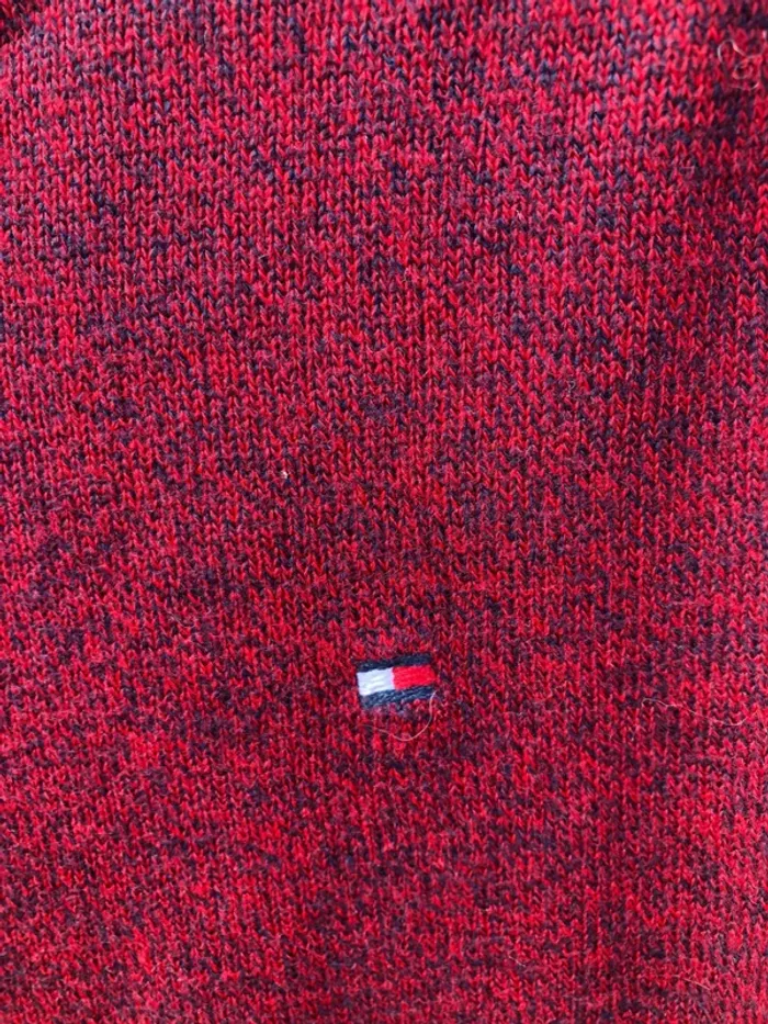 Tommy Hilfiger crewneck pullover red black Mens Small - photo numéro 3