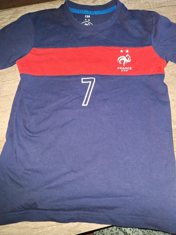 Tee shirt foot 12 ans griezmann