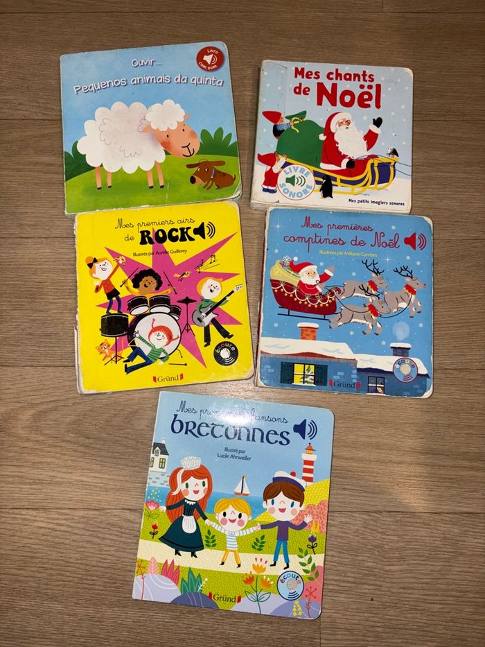 Lot livres sonores