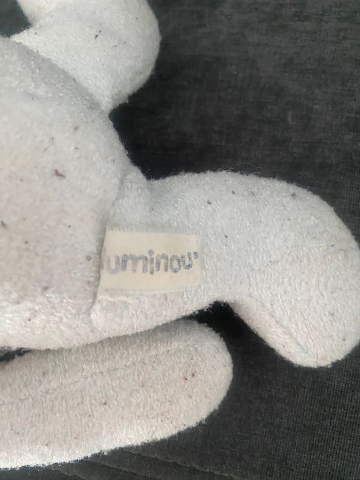 Peluche doudou ourson Luminou - photo numéro 5