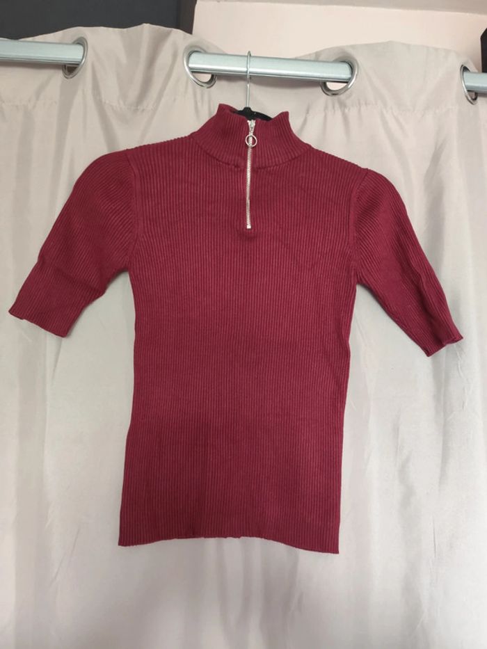 Pull manche courte