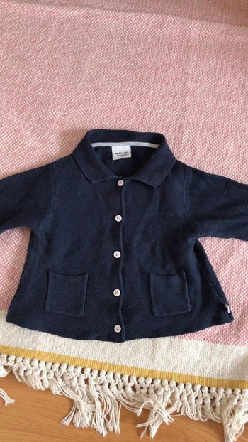 Gilet fin bleu marine mixte