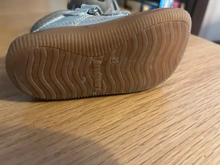 Chaussure cuir argenté 21 - photo numéro 4