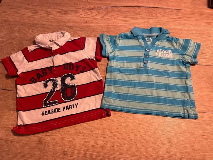 Lot 2 polos 18 mois