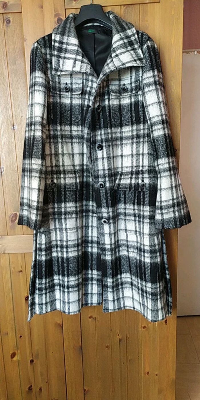 Manteau style Benetton T 44 - photo numéro 8