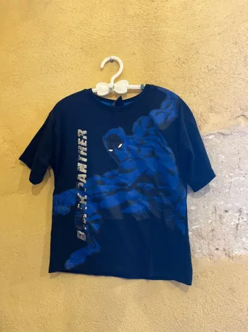 T-shirt noir Marvel Black Panther 6 ans