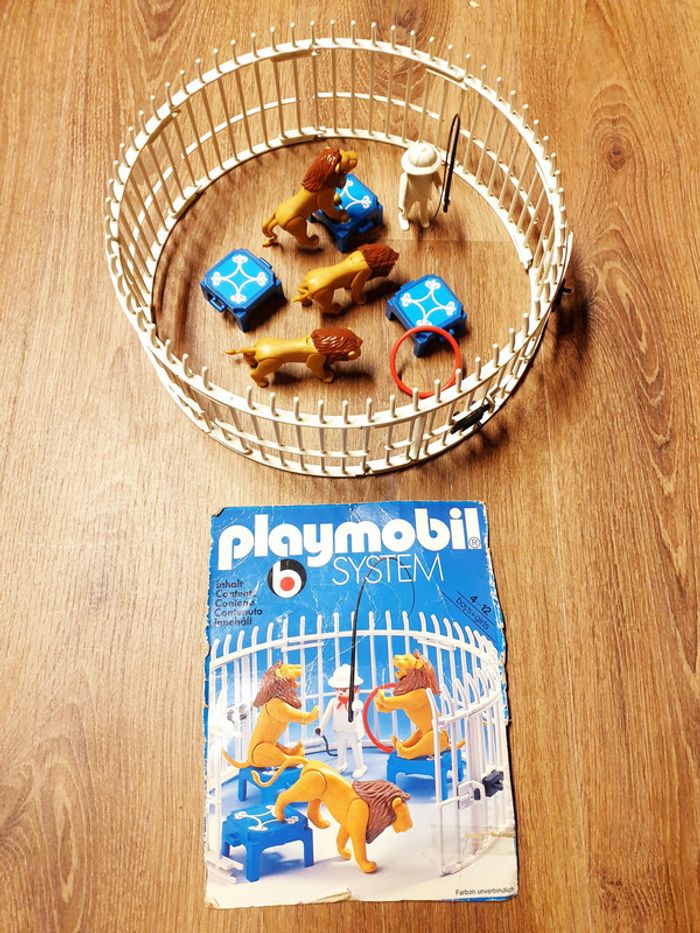 Playmobil - Cage lions vintage