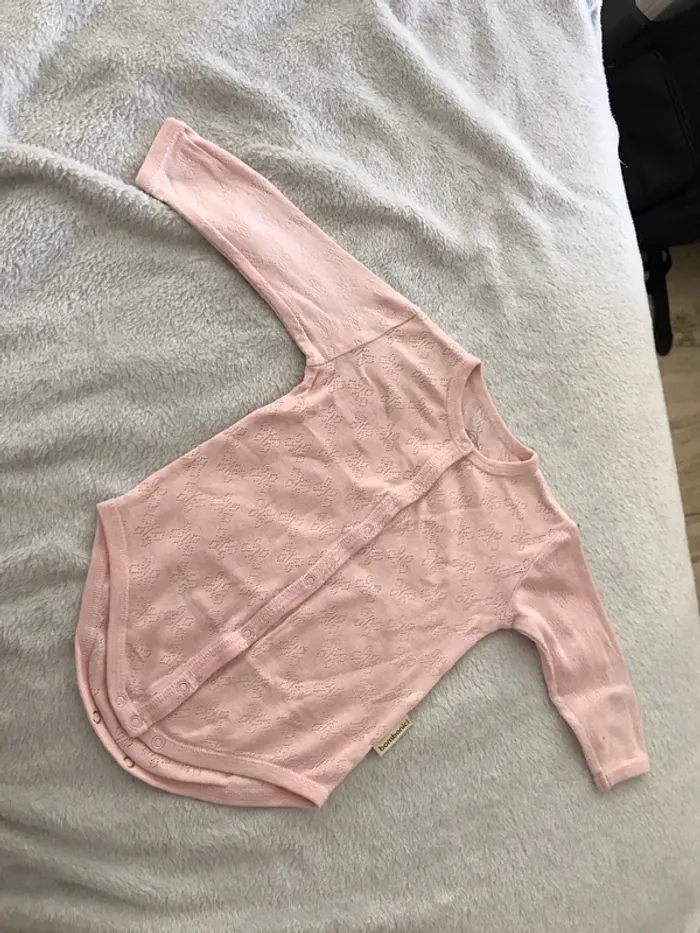 Body manches longues fins 3-6  mois