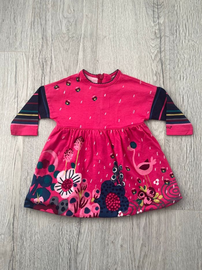 Robe Catimini – 6 mois / 68 cm – Motifs fleuristes