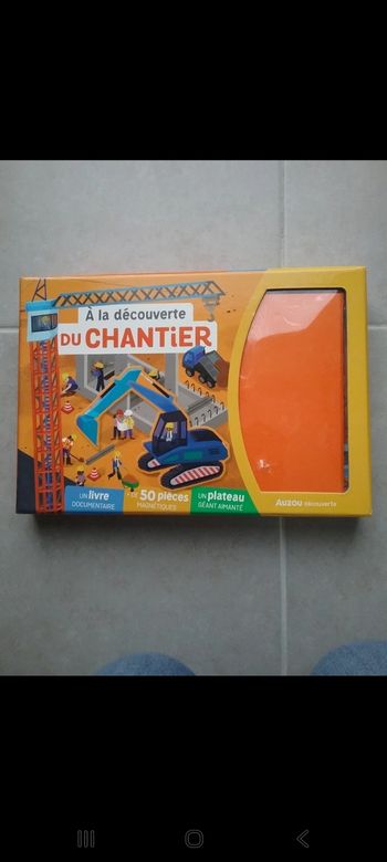Jeu magnétique A la découverte du chantier