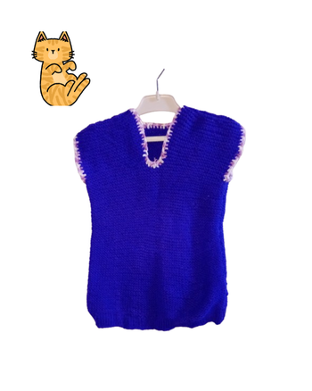 Robe d'hiver fait main 2 ans