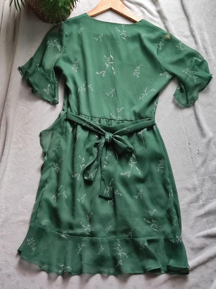 Robe d'été courte verte XS - photo numéro 6