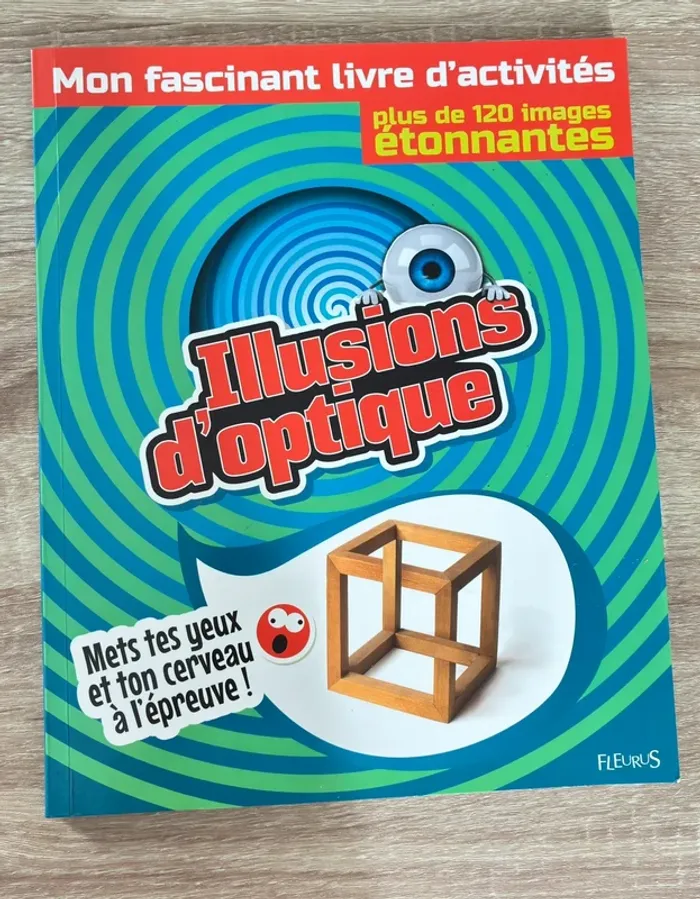 Livre illusions d’optique neuf