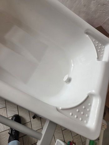 Baignoire bébé avec table a langer