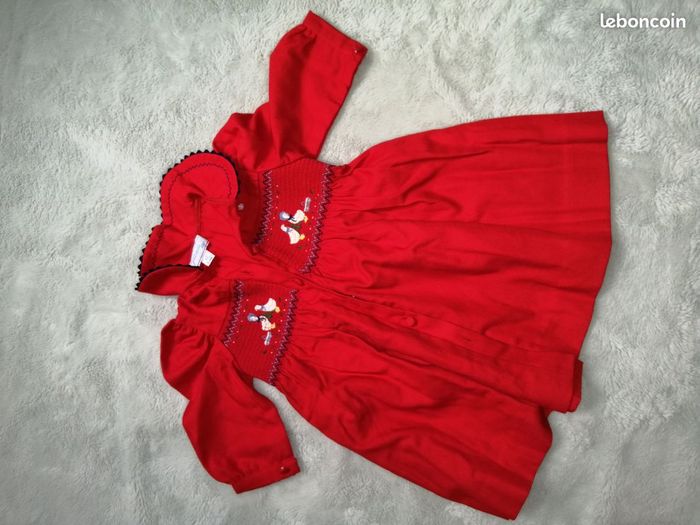 robe rouge enfant 6 mois - photo numéro 5