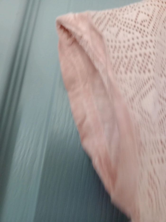 T-shirt fille 16 ans rose pâle c48 - photo numéro 7