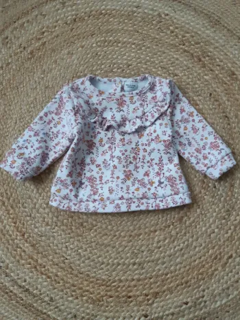 Pull fleurs Tape à l'oeil 6 mois