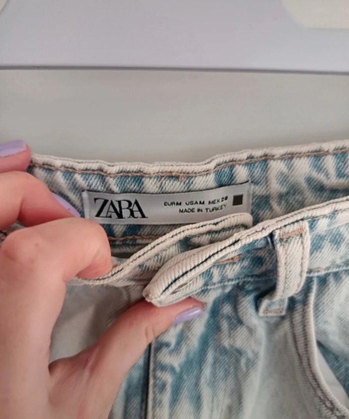 Jupe en jean Zara taille 38 - photo numéro 4