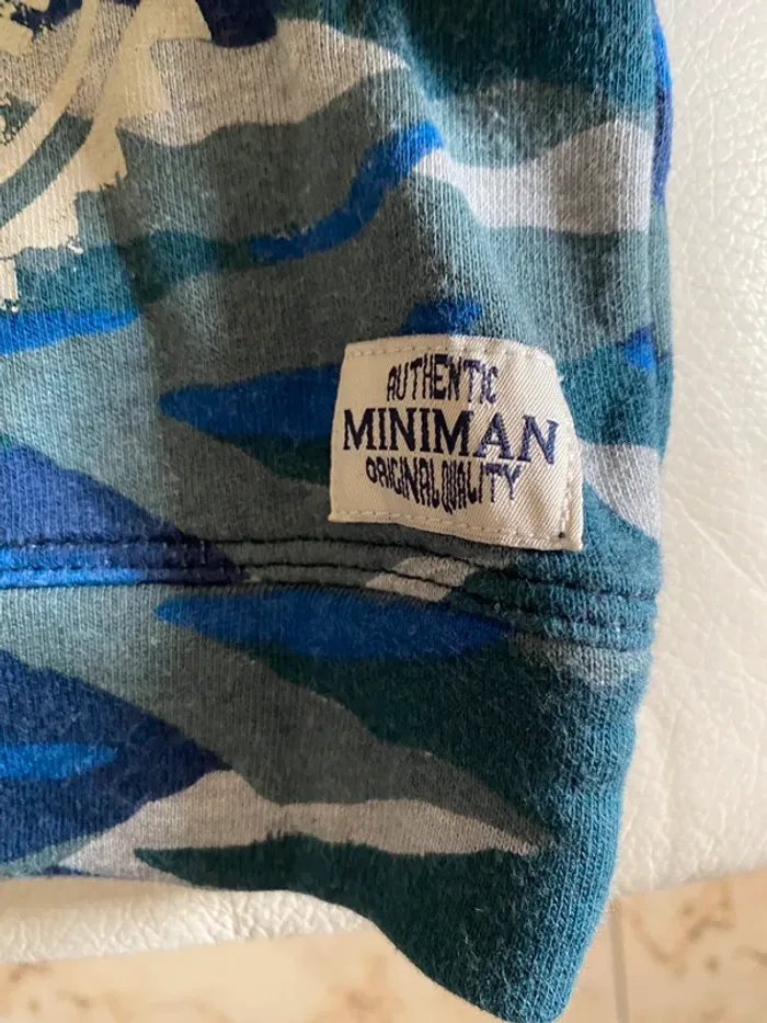 Sweat à capuche militaire camouflage Miniman 4 ans - photo numéro 3
