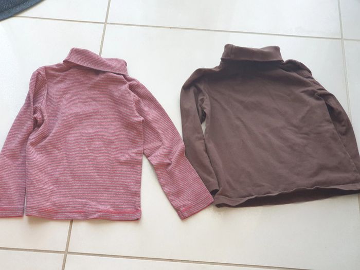 2 t-shirts manche longue col roulé 5 -6 ans n°2 - photo numéro 4