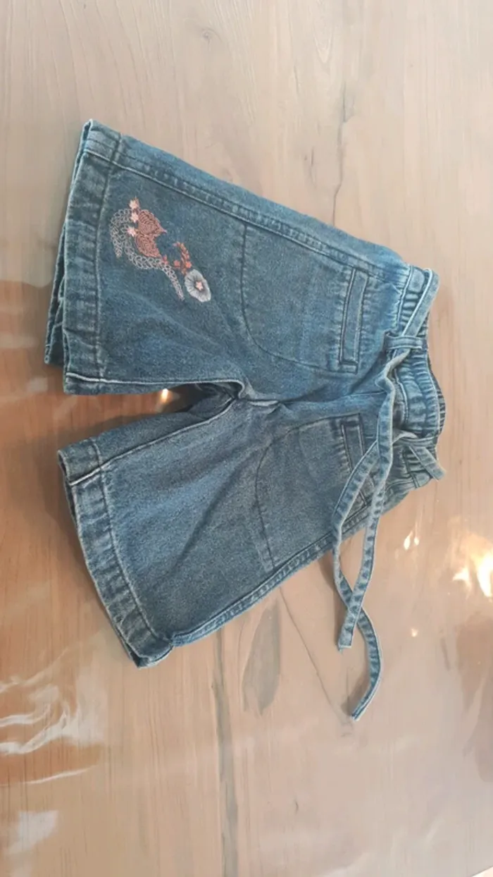 Short en jeans