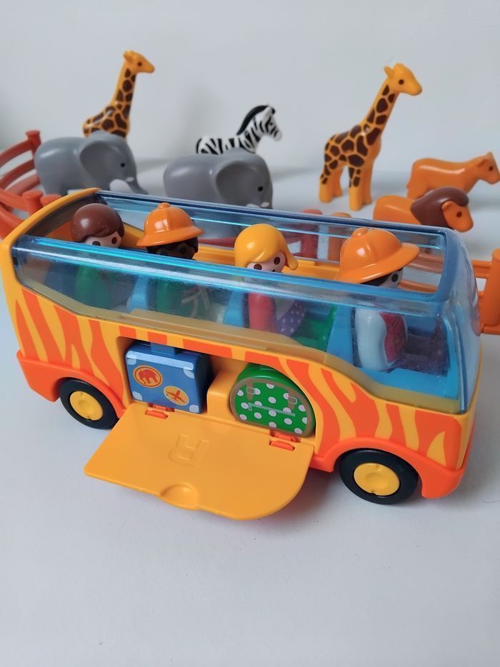 PLAYMOBIL 123 Bus Zoo Animaux Safari 🐘🦒 - photo numéro 6