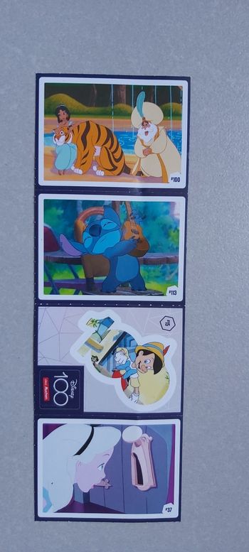 Autocollants Disney 100 ans de magie lot 10