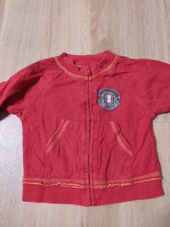 Sweat zippé  DPAM 6 mois