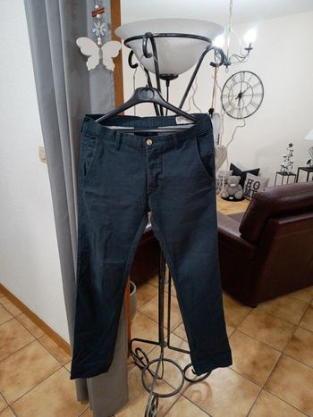 Chino homme slim coloris marine taille w30 l32 de marque denim&co