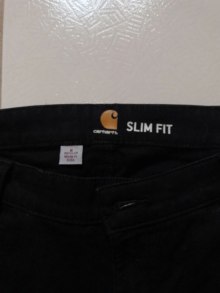Pantalon femme noir droit Carhartt - photo numéro 15