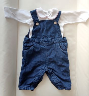 Combinaison Jacadi + Body - 1 mois