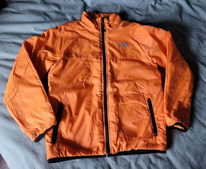 doudoune fine 10/12ans the north face orange (20e) - photo numéro 2