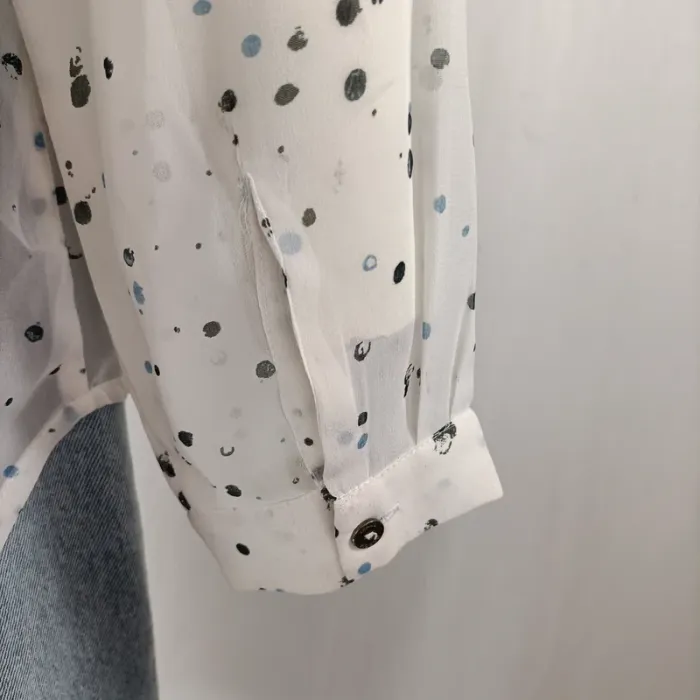 Chemise voile imprimée - Garcia Jeans - Taille S A1258 - photo numéro 8