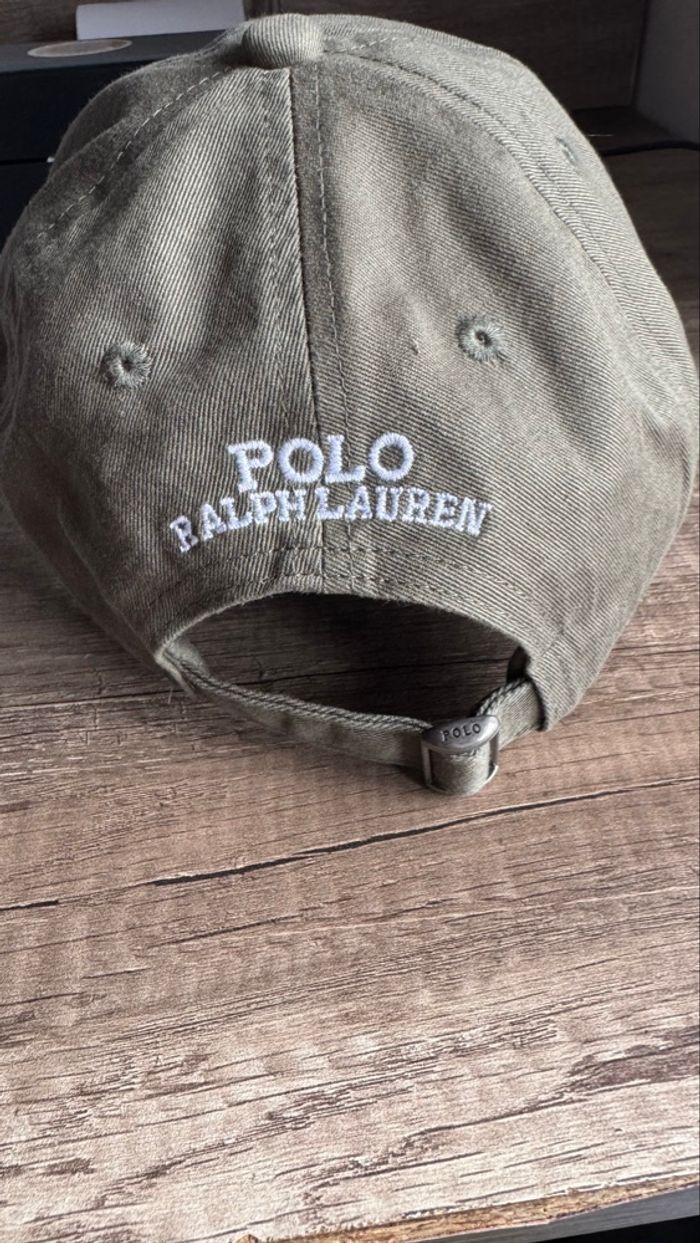 Casquette Ralph Lauren vert kaki - photo numéro 2