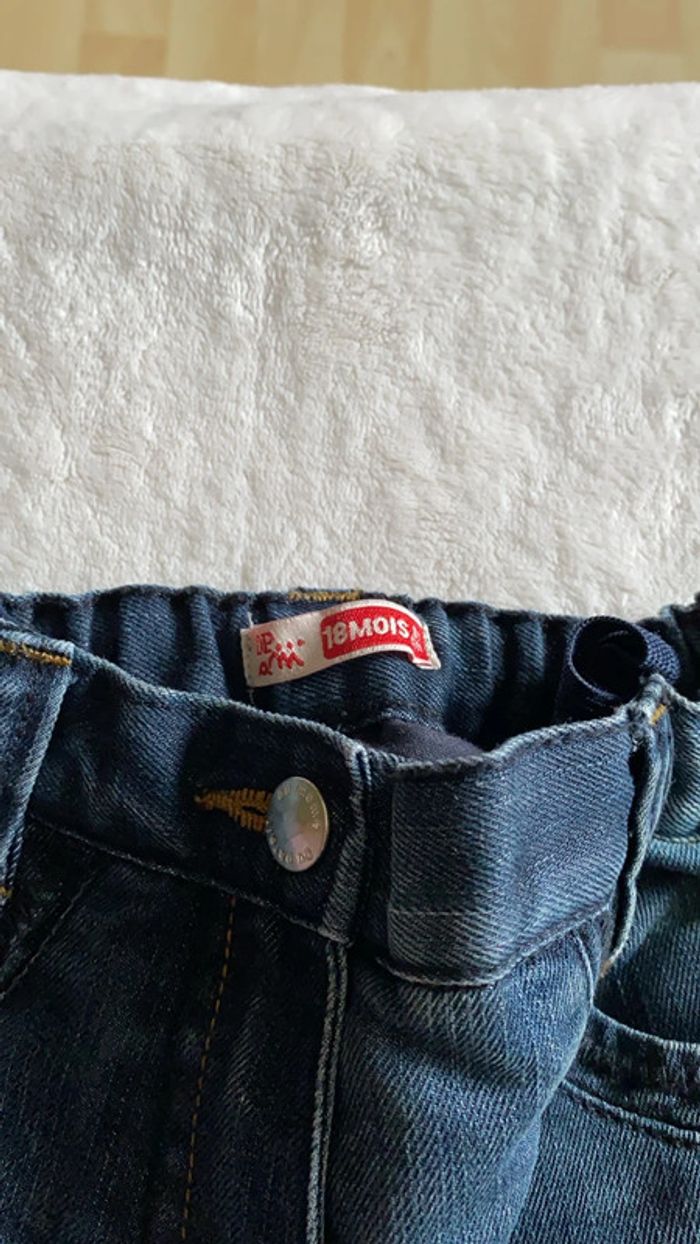 Ensemble jeans - t-shirt longue manche - gilet - photo numéro 5