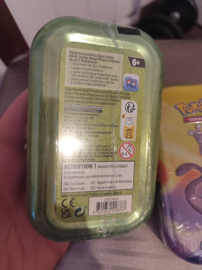 Lot 3 minitins boosters cartes Pokémon origine perdue Astres radieux flammes obsidiennes - photo numéro 6