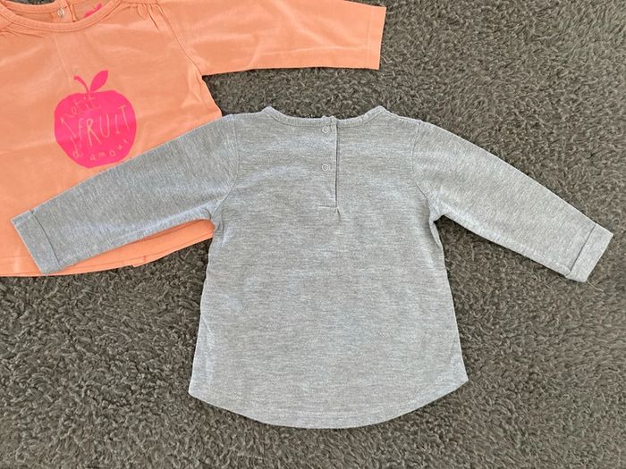 Lot de 4 tee-shirts ML 6 mois - photo numéro 7