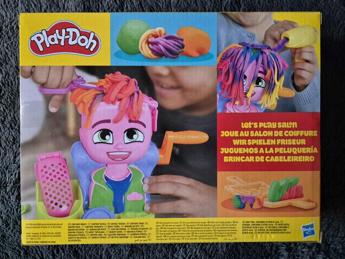 Play-Doh Salon de Coiffure, Coffret avec 6 Pots de Pâte à Modeler - photo numéro 4