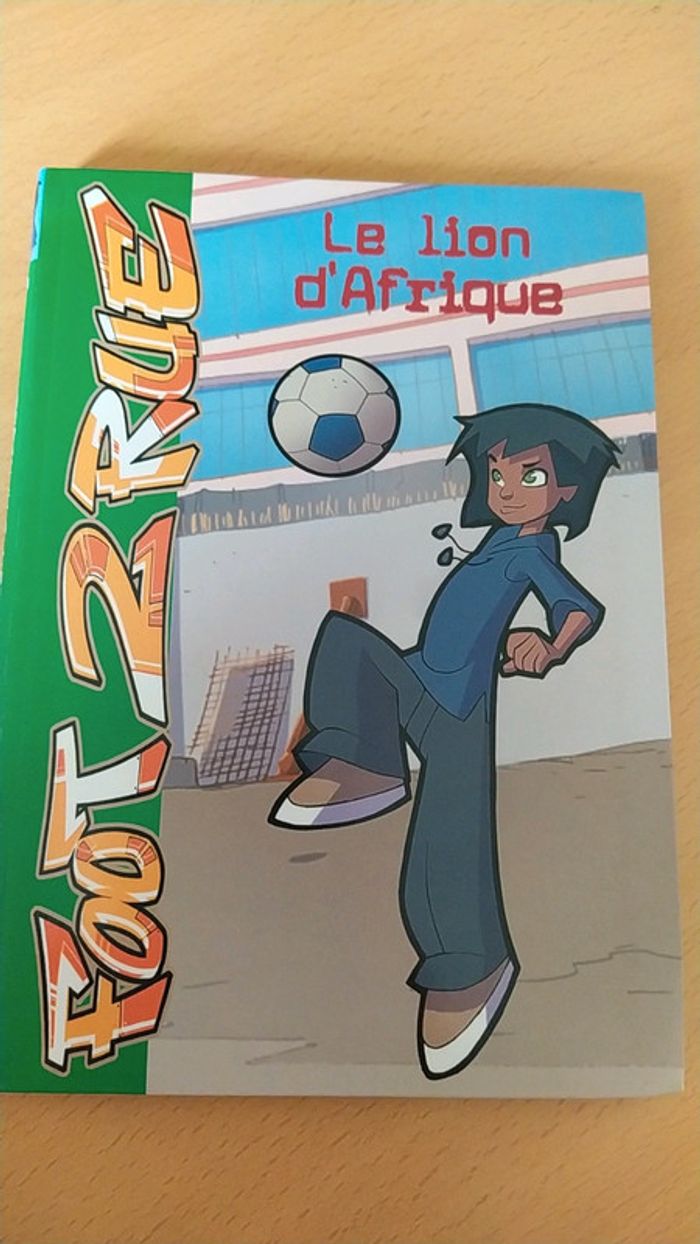 Livre foot 2 rue le lion d'Afrique