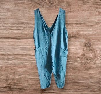 Combinaison pantalon été léger bleu Made In Italy T.U