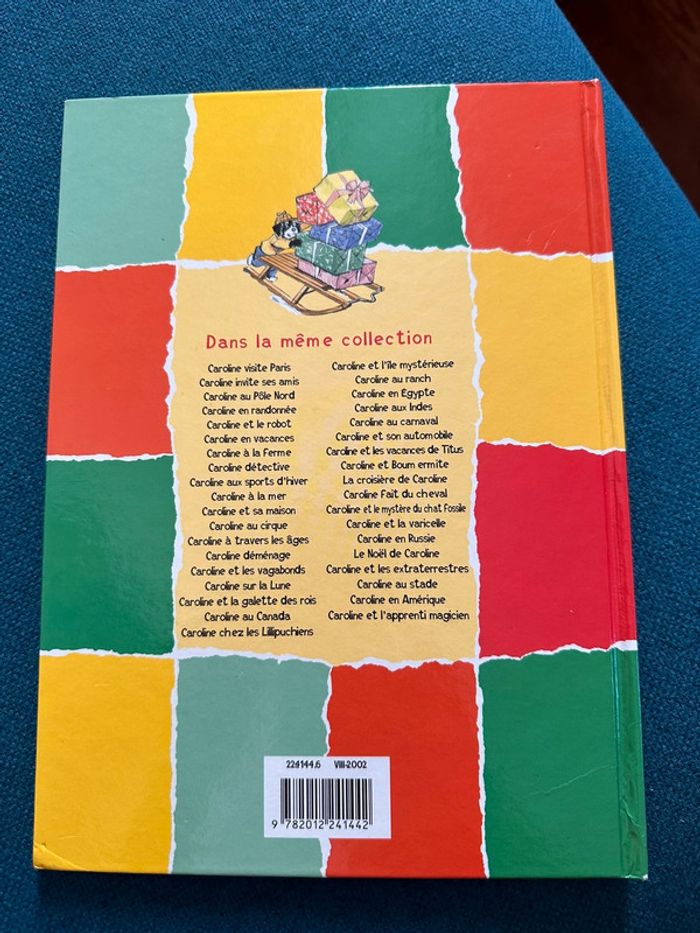 Livre rare Le Noël de Caroline fête album bd Pierre Probst bords multicolores - photo numéro 2