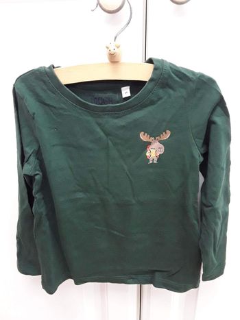 Tee shirt 3 ans vert foncé 98 cm